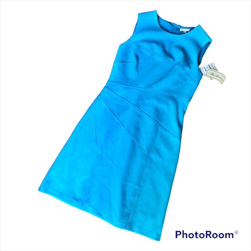NWT SHOSHANNA Dress turquoise size 6